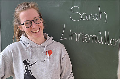 Foto der OGS Leitung Frau Sarah Linnemüller